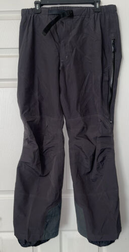 Arc’teryx  Vintage GORETEX Belted Men’s Pro Shell Snow Pants Gray Size XL - Afbeelding 1 van 12