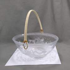 Vintage International China MARMALADE Geese Basket - Goose Ribbon Apple Design