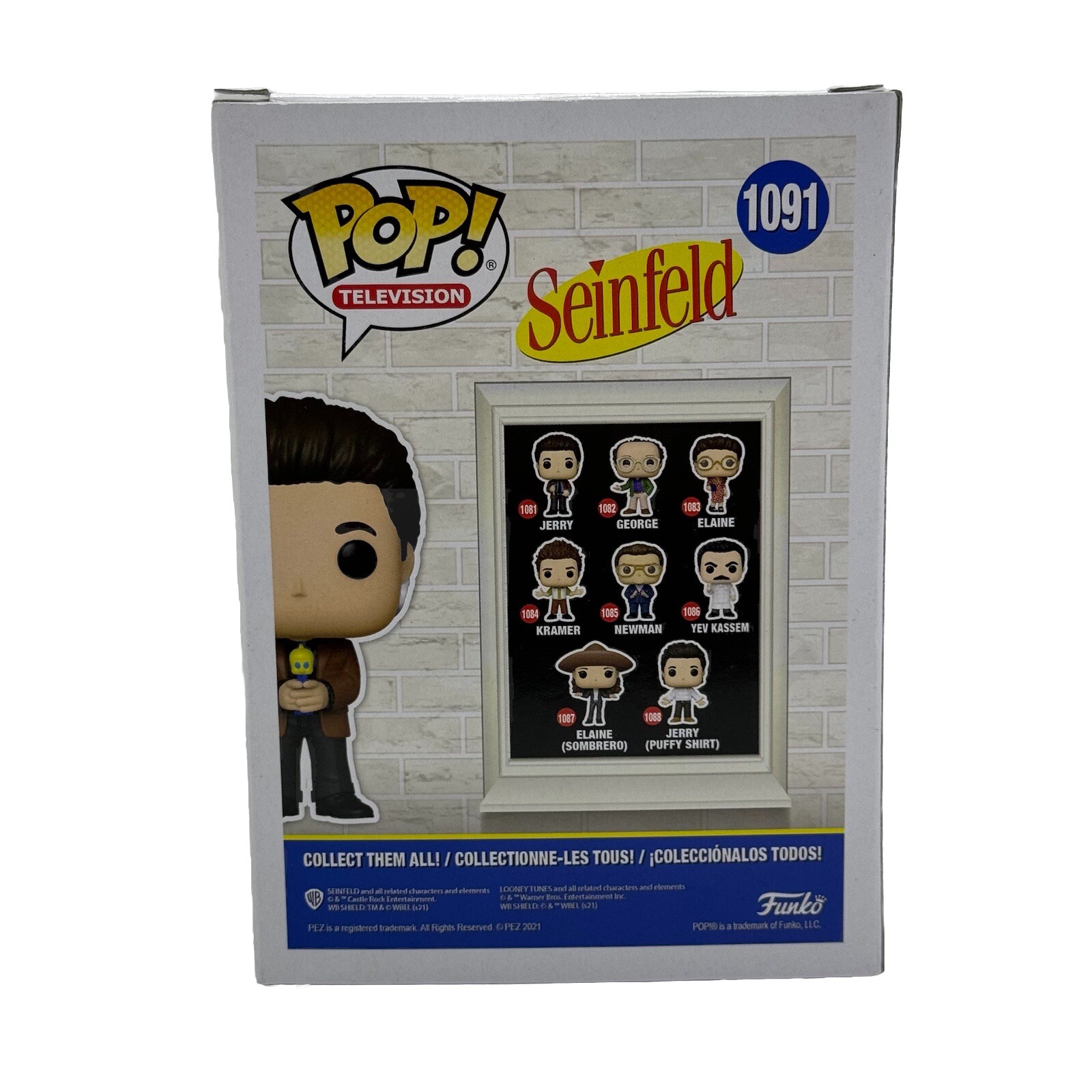 Thumbnail - Funko Pop Television - Seinfield - Jerry (with Pez) - 1091 - Neu &