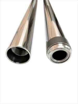 Pro One Chrome 41mm Fork Tubes 22.25in L Softail Deuce 00-07