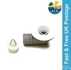 Caravan White Sink Basin Waste Outlet 3/4" Angled Plug Motorhome Campervan Boat