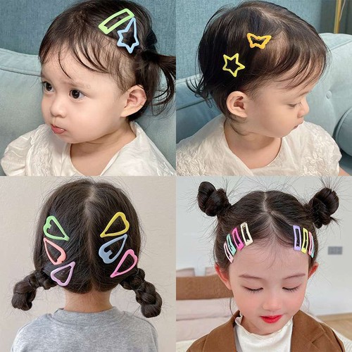 Children Cute Hair Clip Clip Baby Pentagram Girls Headdre Girl Fringe - Picture 3 of 22