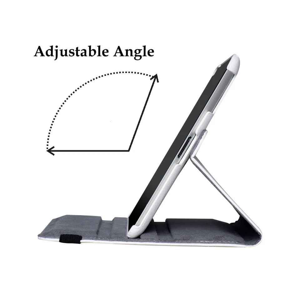 Universal Leather Case Cover Flip Stand Wallet for 7 to 8 inch Tablet PC Pad - image 2 of 2