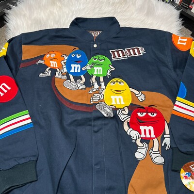 JH DESIGN M&M JACKET SIZE 4XL M & M'S BLUE | eBay