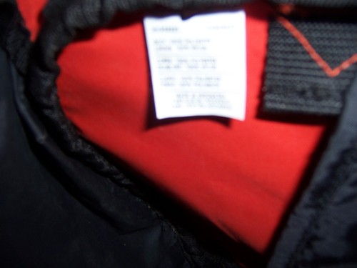 Borsone sportivo vintage Nike arancione/nero poli/nylon - Foto 5 di 7