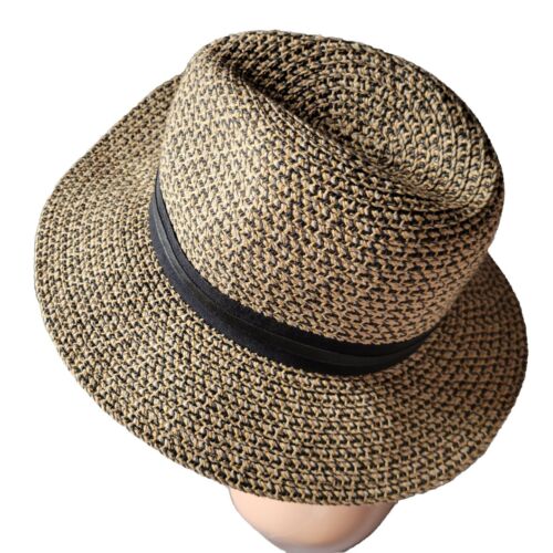 Cappello di paglia vintage uomo/unisex. Alta qualità. Elegante. - Foto 2 di 8