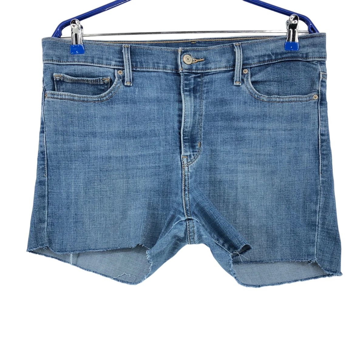 Slimming denim hotsell shorts