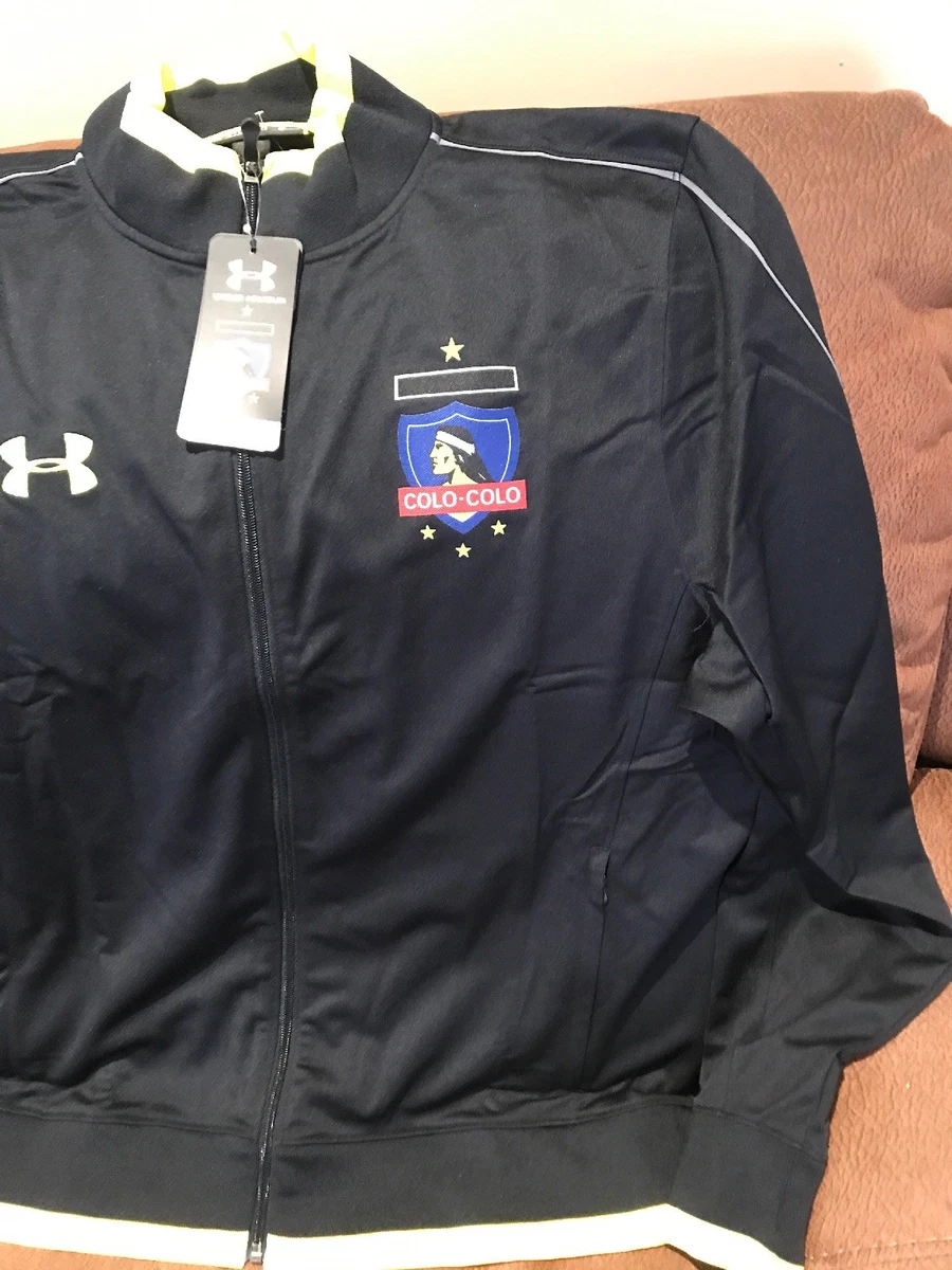 exótico exhaustivo té Under armour black colo colo soccer Track jacket NWT size 2XL mens | eBay