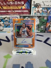 2022-23 Contenders Optic Cole Anthony Perennial Contenders Orange Prizm Auto /25