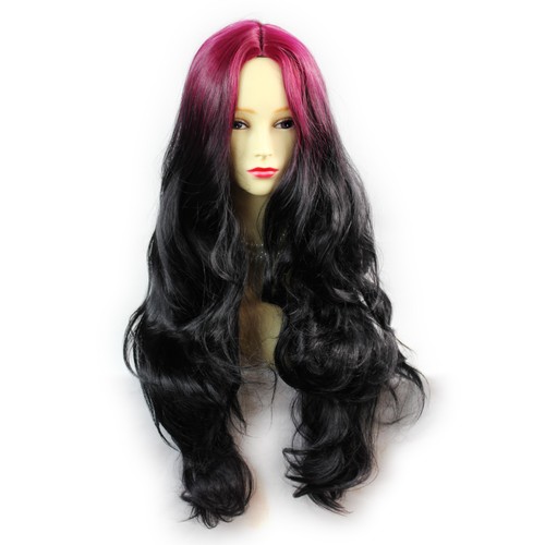 Wiwigs® Wunderschöne Lange Wellige Perücken Blond Grau Blau Braun Dip-Dye Ombre Haare - Bild 23 von 42