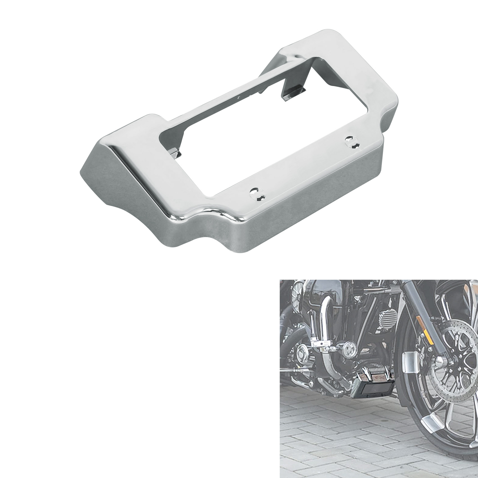 Chrome Oil Cooler Cover Fit For Harley Touring Electra Street Road Glide 2011-16