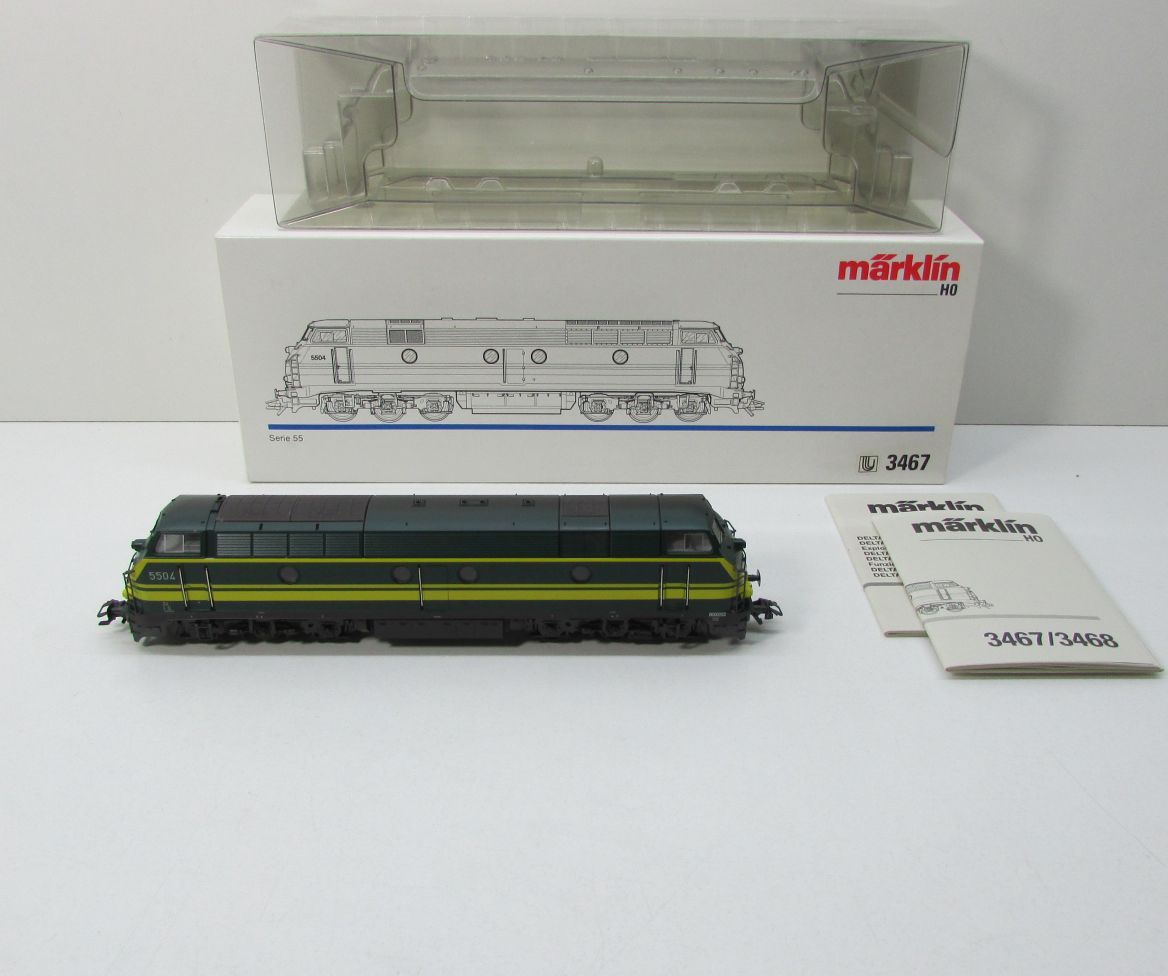 Märklin 3467 serie 55 SNCB DELTA 5504 gb1809 Märklin 3467 serie 55 SNCB DELTA 5504 gb1809