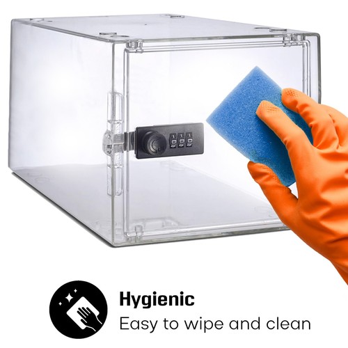 Storage Box Compact & Hygienic Lockable Box for Food Medicines Tech & Valuables - Picture 3 of 6