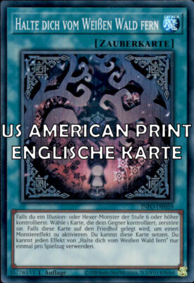Yugioh INFO-EN059 - Beware the White Forest - AMERICAN VERSION