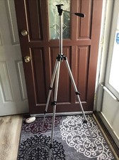 Vtg 1970s GoldCrest Camera Tripod 3 Section 673L Easy Lift All Aluminum With Box