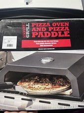 Expert Grill Pizza Oven And Paddle With Inbuilt Thermometer