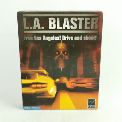 LA Blaster Free Los Angeles Drive And Shoot Big Box PC CD Rom OVP