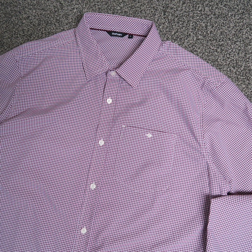 Rohan Newtown Check Long Sleeve Shirt White purple outdoor walking button up L - Picture 2 of 9