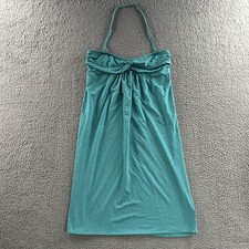 J.Crew Womens Dress Blue Size Medium Halter Top Strap Stretch Rayon Blend