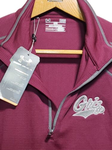 Maglione Under Armour manica lunga 1/4 zip Università del Montana taglia large - Foto 2 di 7