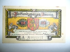 ANTIQUE 25 PFENNIG BANKNOTE GERMANY 1921 SPL
