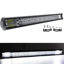 31 INCH LED Work Light Bar Pods Roof Spot Flood Lights Driving Lamp SUV Offroad