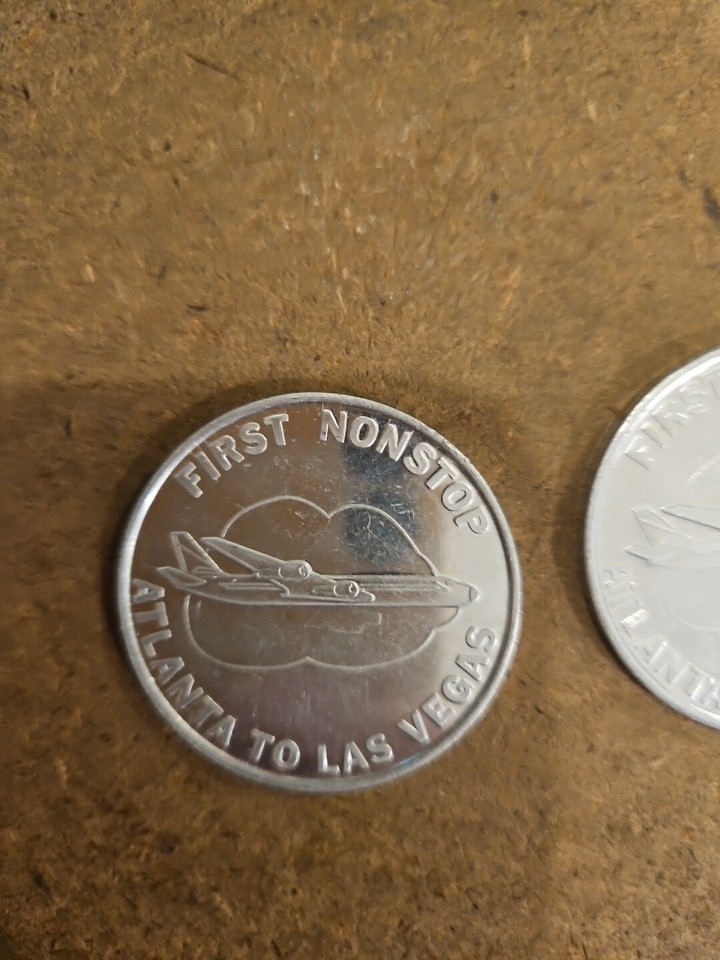 2 Delta Airlines First Nonstop Flight Atlanta To Las Vegas Collector