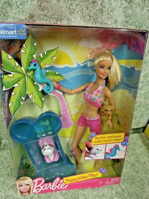 Lc 1194 Barbie Doll In Puppy Water Play W Puppies Walmart Sp Ed Ebay
