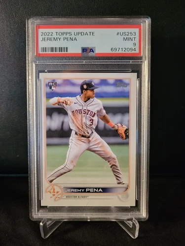 2022 Topps Update Jeremy Pena Rookie RC #US253 PSA 9 Houston Astros