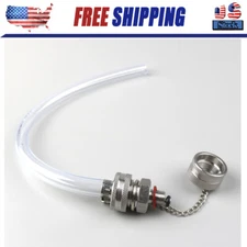 Twist Oil Drain Valve for M12-1.25 - Stainless Drainer Replaces Drain Bolt