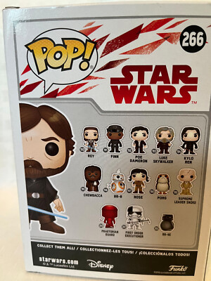 Funko Pop! Star Wars Luke Skywalker Vinyl Figure #266 | eBay