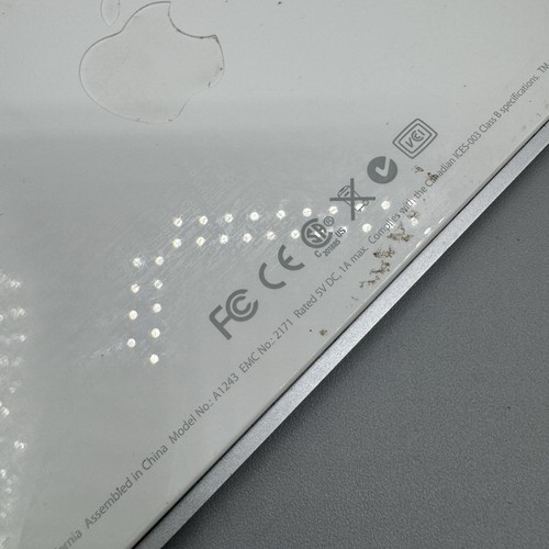 Apple A1243 Wired USB Keyboard w/ Numeric Keypad White Genuine - For Parts - Picture 7 of 8