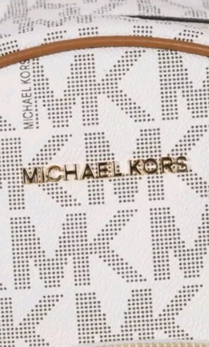 MICHAEL KORS ABBEY VANILLA RUCKSACK GRÖSSE LARGE MK UVP £369 - Bild 4 von 9