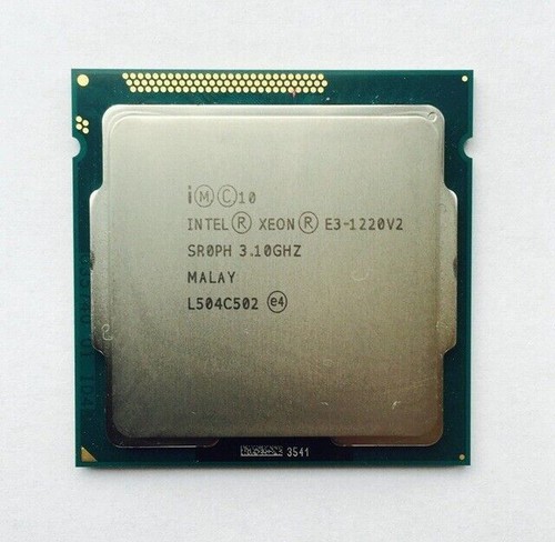 Intel Xeon E3-1220 v2 3.1GHz Quad Core 4Threads LGA1155 SR0PH 69 W CPU Processor - Picture 2 of 4