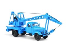 GB XCARTOYS 1:64 Blue FAW Jiefang CA10 Crane Truck Model Diecast Collect Car