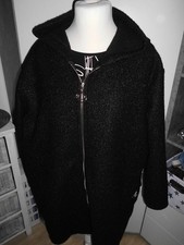 Made in Italy Jacke Mantel Jacke Mickey Mouse Motive auf Rücken s/w 48 50