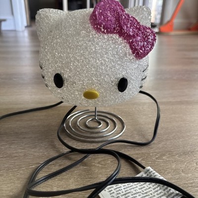 2012 Sanrio HELLO KITTY melted popcorn plastic table LAMP bedside