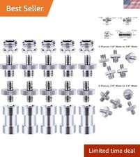 1/4 Inch and 3/8 Inch Converter Threaded Screws Adapter Mount Set for Camera/...