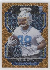 2021 Panini Prizm Rookie Lazer Prizm Tre' McKitty #416 2l4