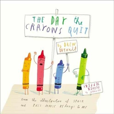The Day the Crayons Quit - Hardcover, by Daywalt Drew - Very Good