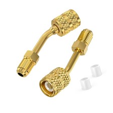 R410a Adapter, Mini Split Adapter With 45° Angle Thimble, 5/16 Inch Female 