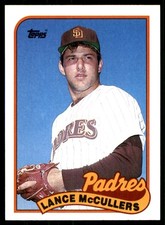 Lance McCullers 1989 Topps #307 Padres MLB READ FREE SHIPPING AutographDen