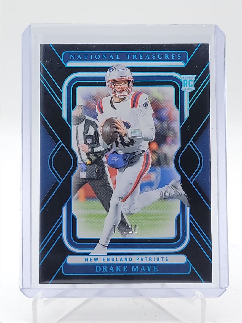 Drake Maye Panini National Treasures #68 Midnight