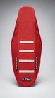 UltraGrip Seat Cover for Honda CRF450R CRF 450 CRF450 2021-2026 Red White Ribs