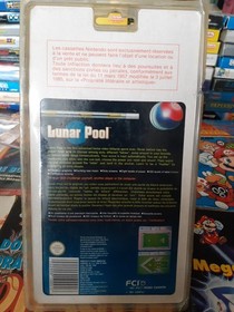 Jeu LUNAR POOL NEUF SOUS BLISTER RIGIDE Nes Nintendo en FRA Complet Scell&eacute; 