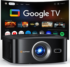 1500 ANSI Official Licensed Google TV Smart Projector, 4K Full HD Home Theater