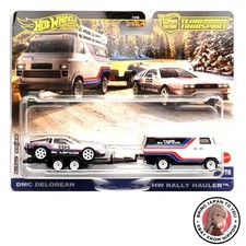Neu HOTWHEELS 1:64 CAR CULTURE TEAM TRANSPORT DMC DELOREAN HW RALLY HAULER Hot