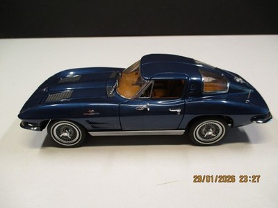 FRANKLIN MINT 1963 CORVETTE STING RAY Z06 FIBERGLASS COUPE MODEL B11ZU53