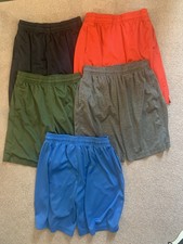 Boys Shorts Lot Of 5 Youth XL 14- 16 MTA Sport Vively Athletic Mesh Blue Green +