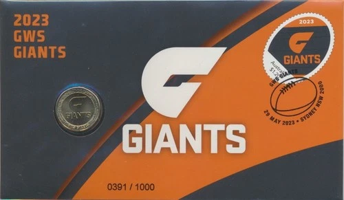 Australia: 2023 $1 AFL Great Western Sydney Giants Footy PNC